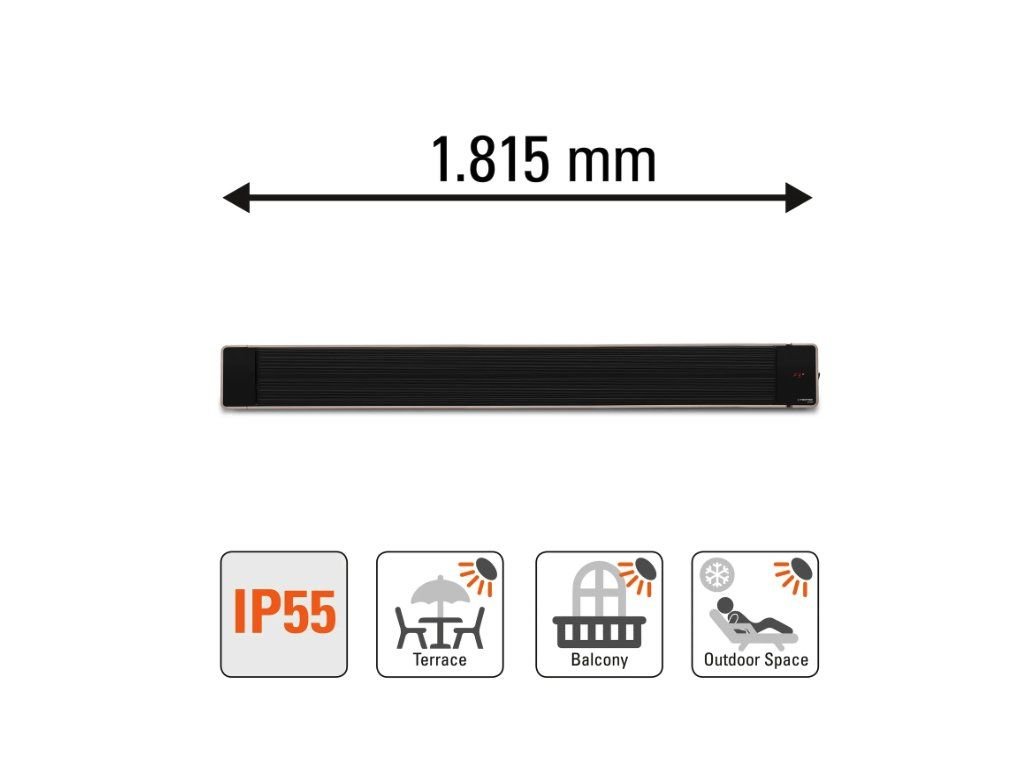Radiateur infrarouge sombre Trotec IRD 3200 IP55 – Image 2