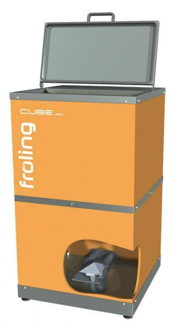 Froling Cube 330 Reservoir de stockage de granules 330 kg – 690x690x1230 mm