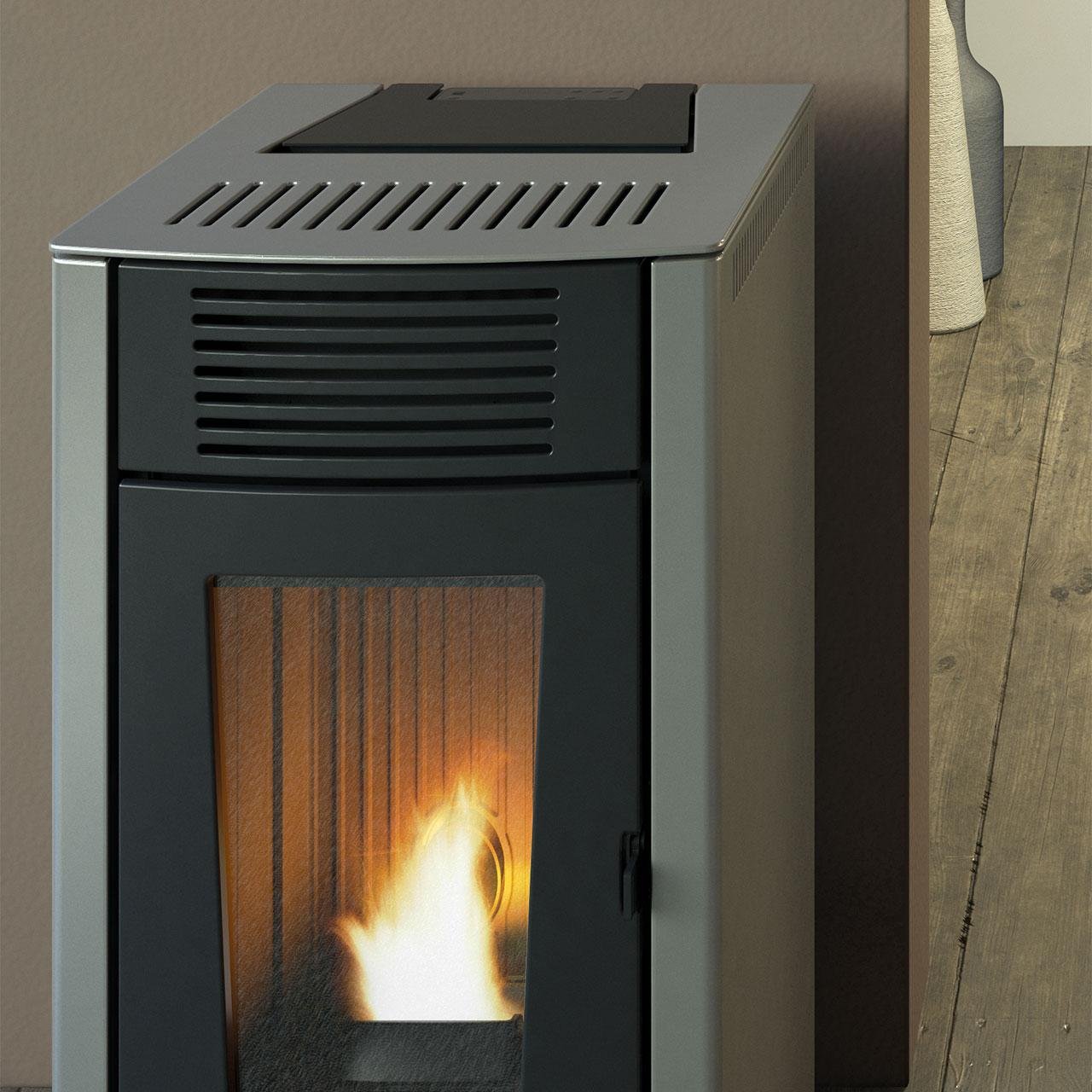 Pelletofen Red Dalia Air 6 S1 6,3 kW - Ausführung: Metall 313_Silver – Image 4
