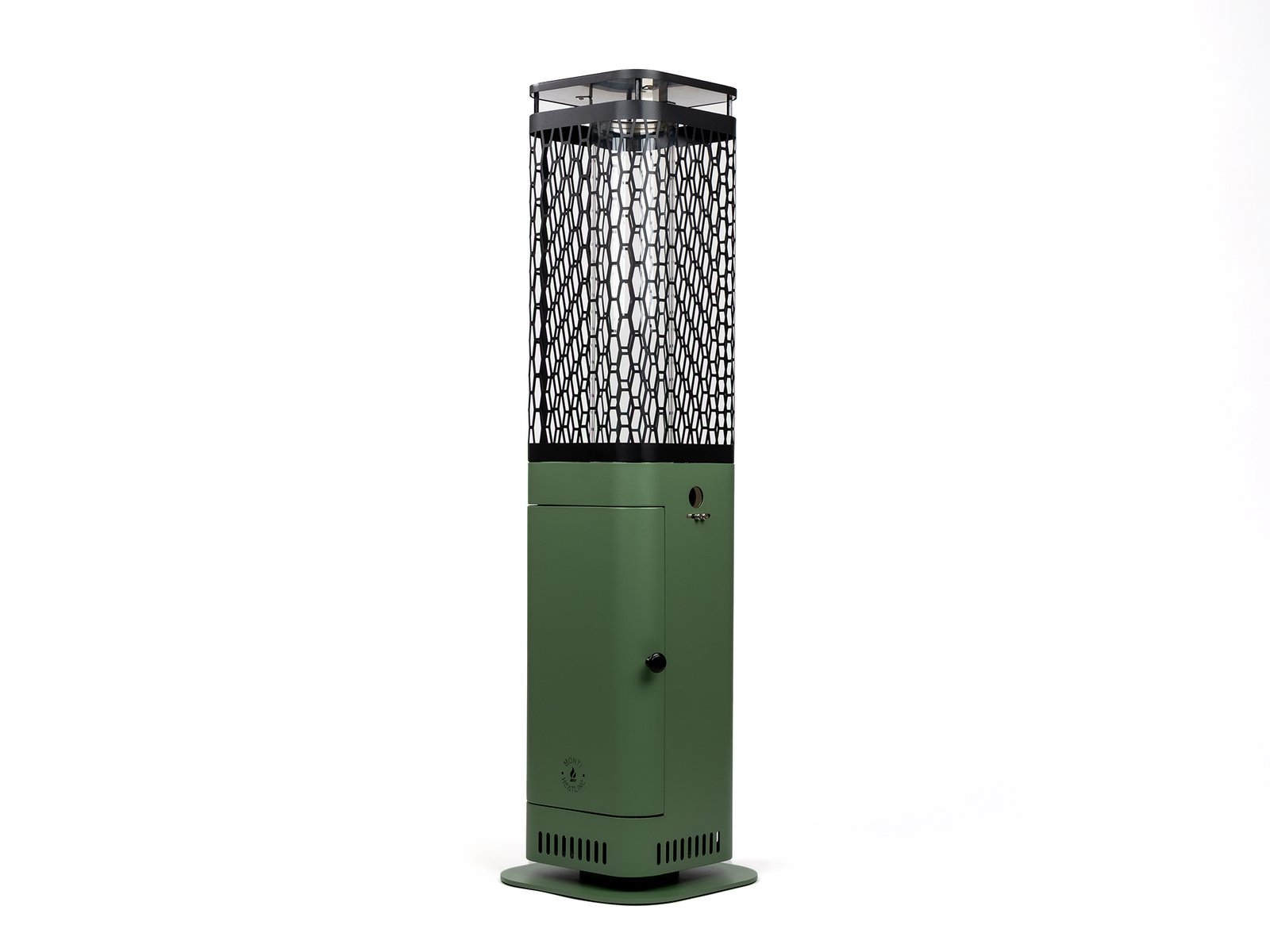 Radiateur a pellets Monti HeatLine Blaze Vert 26x26x95 cm