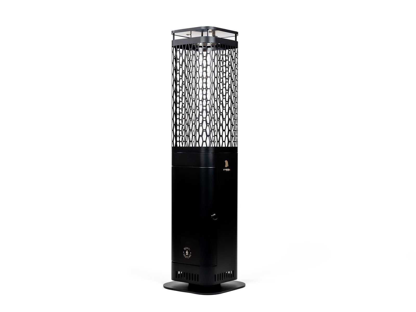 Radiateur a pellets Monti HeatLine Blaze Noir 26x26x95 cm