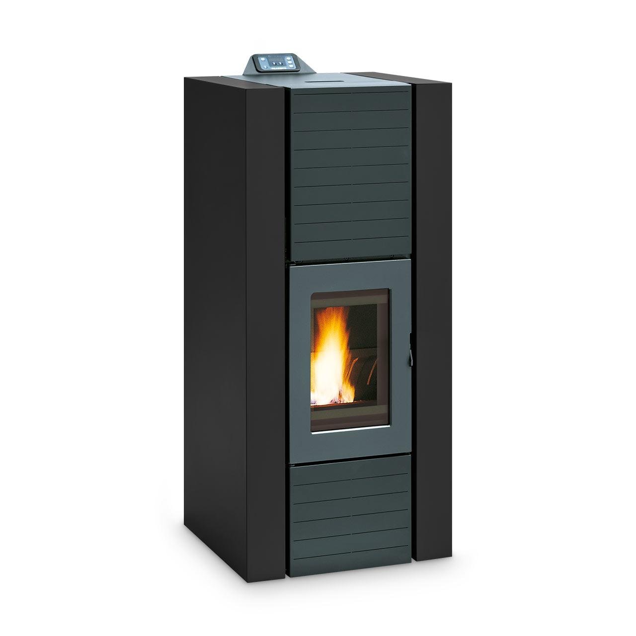 Pelletofen wasserführend Palazzetti Martina Idro Lux 10, 9,3 kW - Ausführung: Martina Idro Lux 10 Schwarz – Image 2