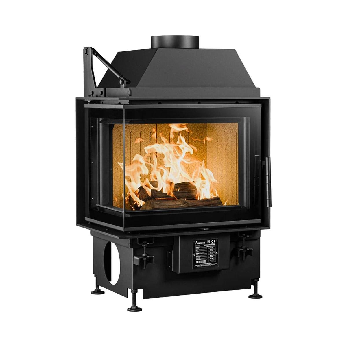 Kamineinsatz A.Caminetti Quattro 50 Open Side - Türanschlag: links – Image 2