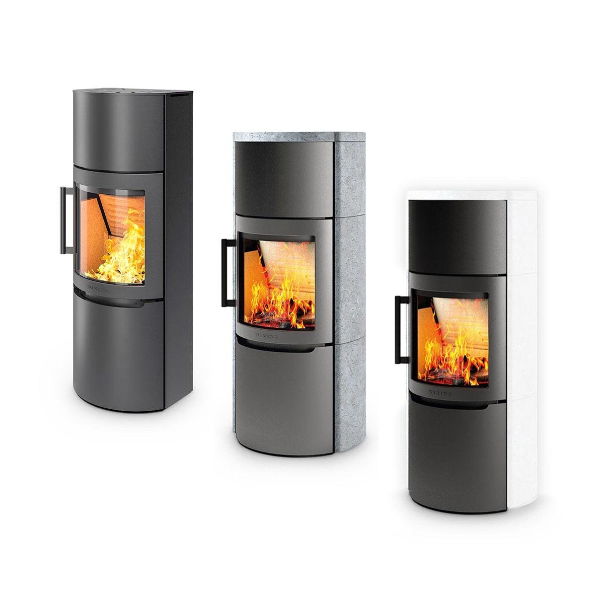 Kaminofen Wiking Mala 6, 4,5 kW - Ausführung: Stahl - Korpus: Schwarz - Rauchabgang: Hinten – Image 4