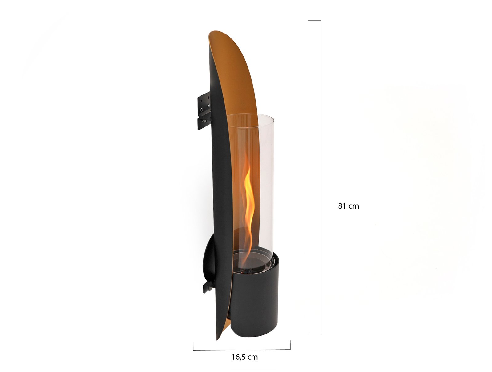 Tenderflame Cycloflame Wandkamin 16,5x16,5x81cm – Image 4
