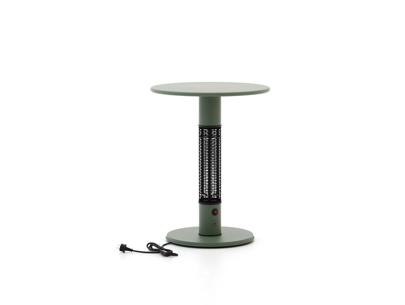Monti HeatLine Pulse Gartentisch mit Heizstrahler 1500 W ø 60 cm (h: 75 cm)