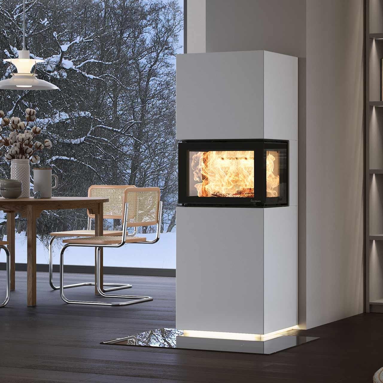 Ausstellungsstück - Kaminbausatz Nordpeis Cannes II 5,4 kW – Image 5