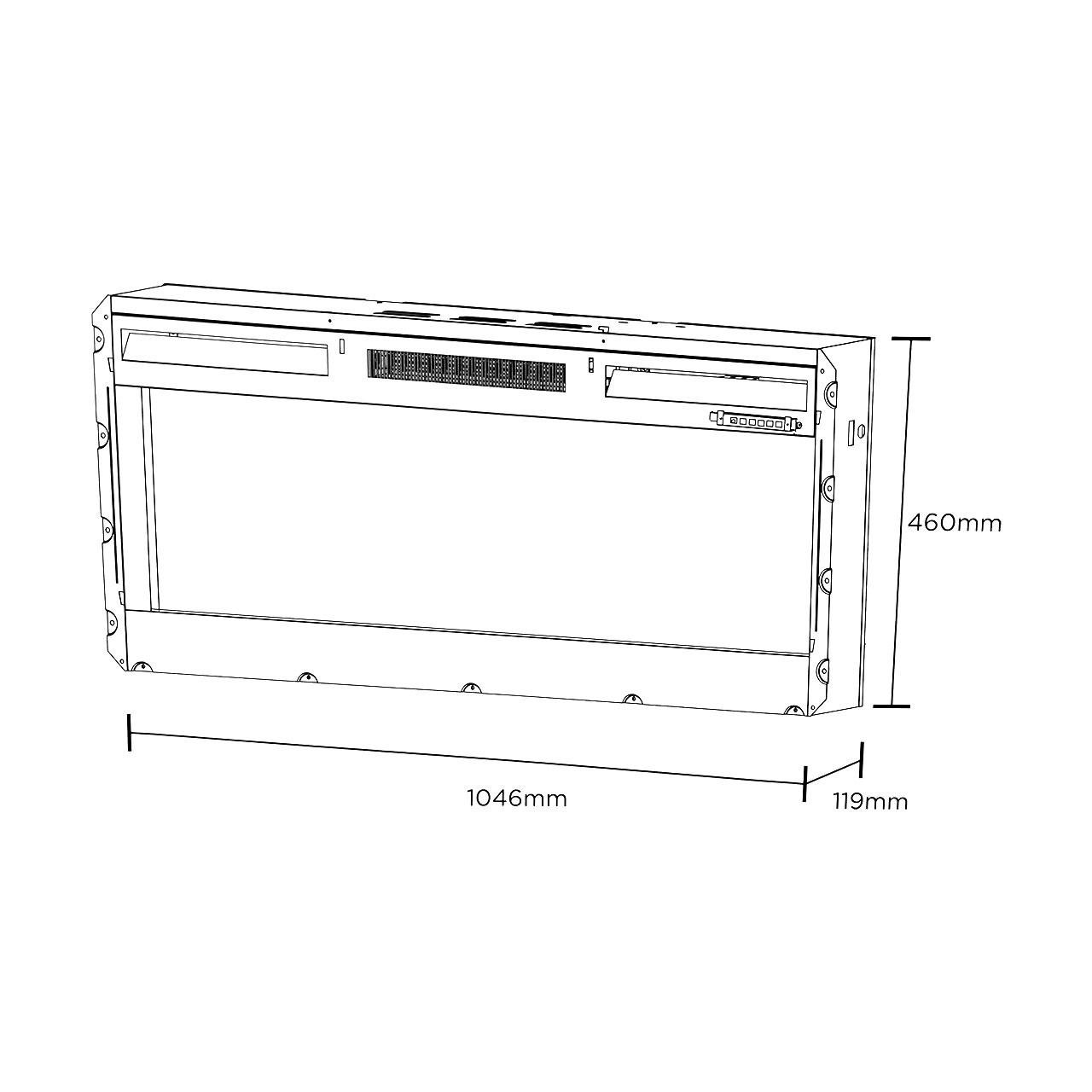 Elektrokamin Glen Dimplex Sierra 48 Zoll