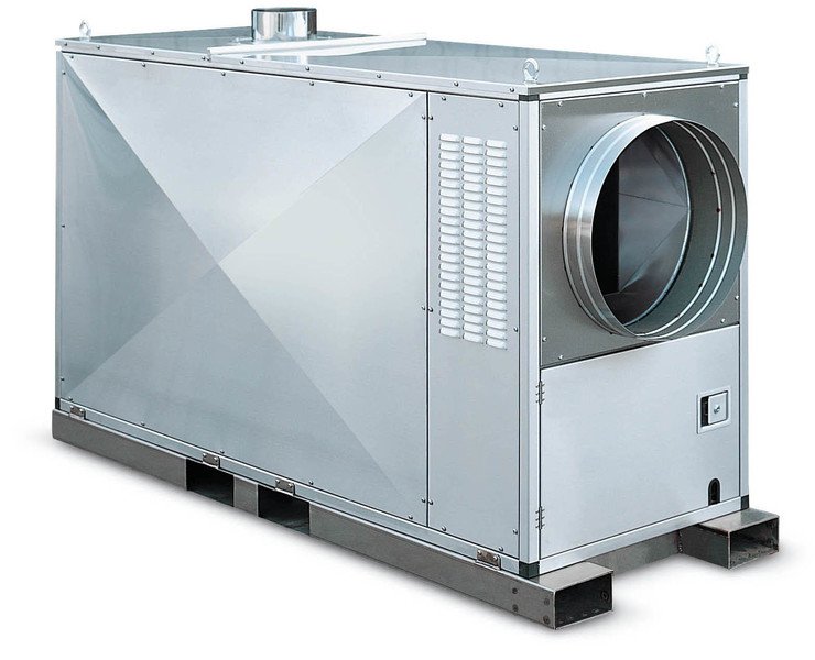 Générateur d&rsquo;air chaud mobile Remko HTL 250 EC 201 kW au fioul