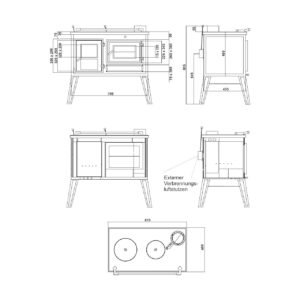 Holzherd Globe Fire Atlas 8,8 kW