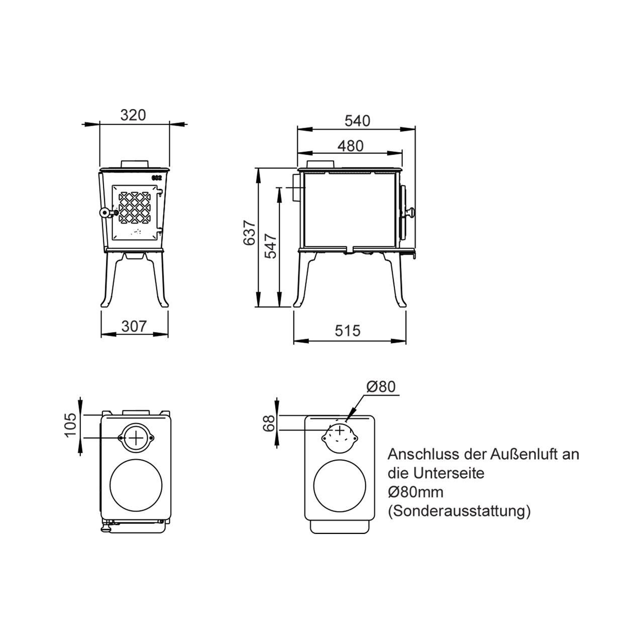 Kaminofen Jotul F 602 Eco 4,9 kW