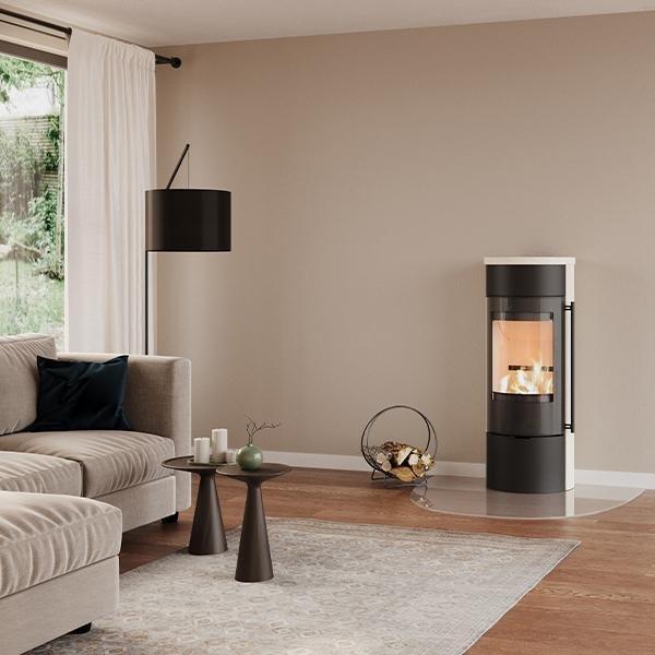 Kaminofen Lotus Prestige Magic 40 Limestone 5 kW – Image 3