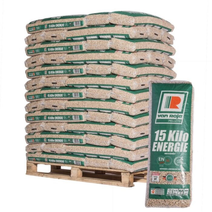 Palette pellets VAN ROJE 65 sacs de 15 kg