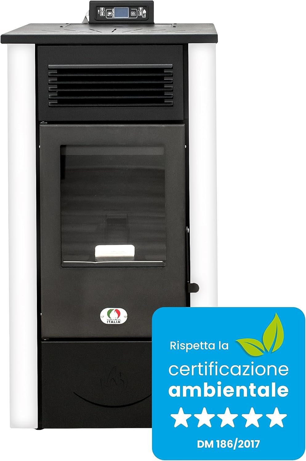 Poêle à Granulés Canalisable STUFE A PELLET ITALIA Canada 12 kW – Image 8