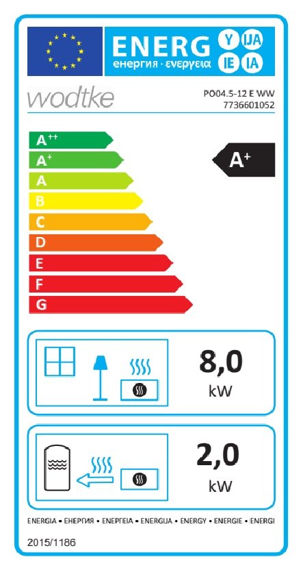 Buderus wodtke Pellet-Primärofen Pat water+ - 10 kW - 8 kW wasserführend - raumluftabh. - 94,2% Effizienz - Zentralheizung - 7736601052 – Image 2