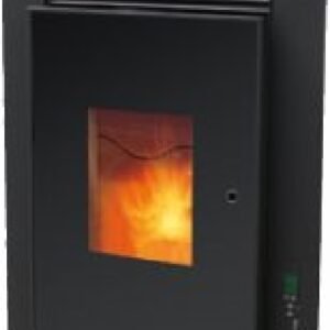 wodtke Primärofen-Einsatz PE Nova water+ - 8 kW - wasserführend - schwarze Glastür - Heizungsunterstützung - 7736601202