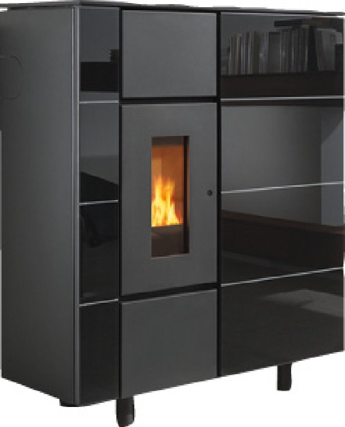 wodtke Pellet-Primärofen ixbase air+ – 6 kW – 92% Wirkungsgrad – raumluftunabhängig – eReserve – 45 kg Pellets – Glas black – 7736602219