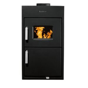 Buderus Heizeinsatz Logaflame HLG217 - 10 kW - FP 790x420 mm - 83% Effizienz - Rechts - für Kachelöfen - BImSchV 2. - 7736602493