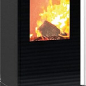 wodtke Kaminofen Casa Duo - 6 kW - Schwarz mit Sockel - Holz/Braunkohle - Air Control - AWS-Spülung - 2. BImSchV - 7736602843
