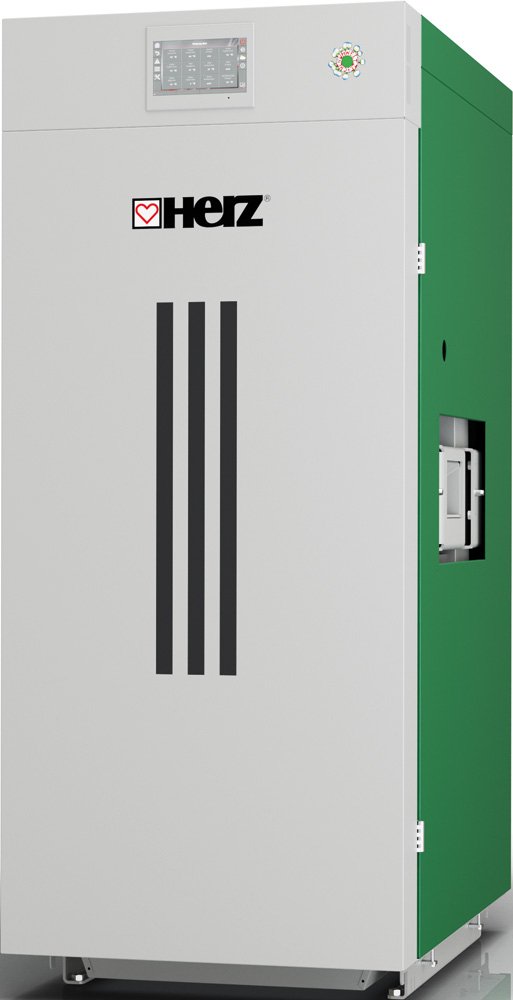 Buderus Pelletbrenner HERZ firestar 20 DeLuxe Touch Control – 20 kW – mit Flansch für Pelletfire – hohe Effizienz – 7738320512