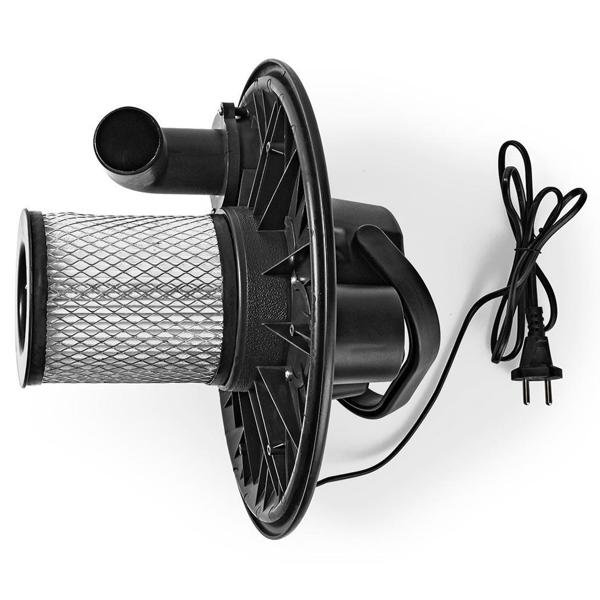 Effizienter 800W Aschesauger mit HEPA-Filtersystem, schwarz, 18 Liter Metall - Gründliche Reinigung für Kamin, Grill und Ofen – Image 5