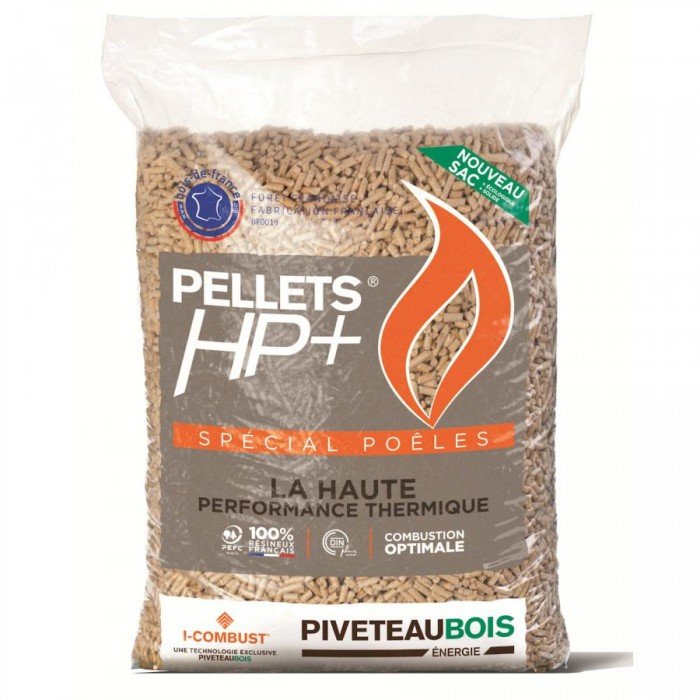 Palette 72 sacs de Pellets de bois PIVETEAU 15 kg