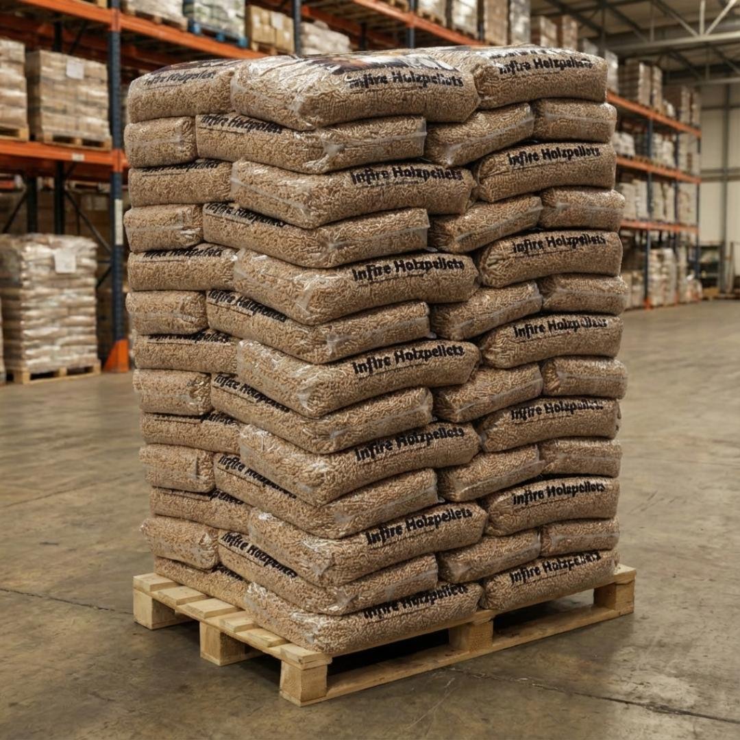 infire Granules de bois 6 mm Haute Densite Palette 975 kg