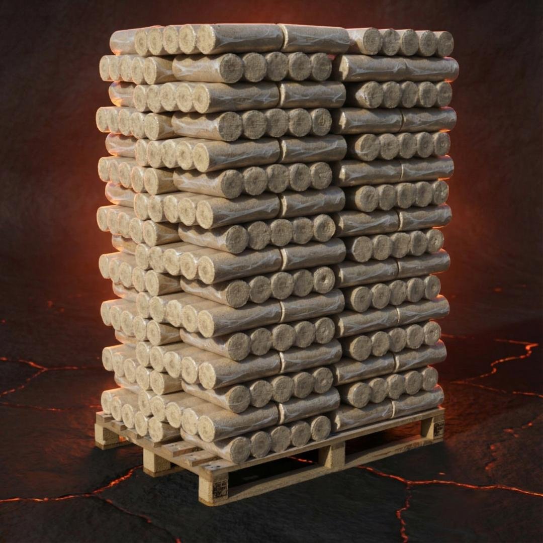 infire rounders Briquettes bois resineux Palette 960 kg