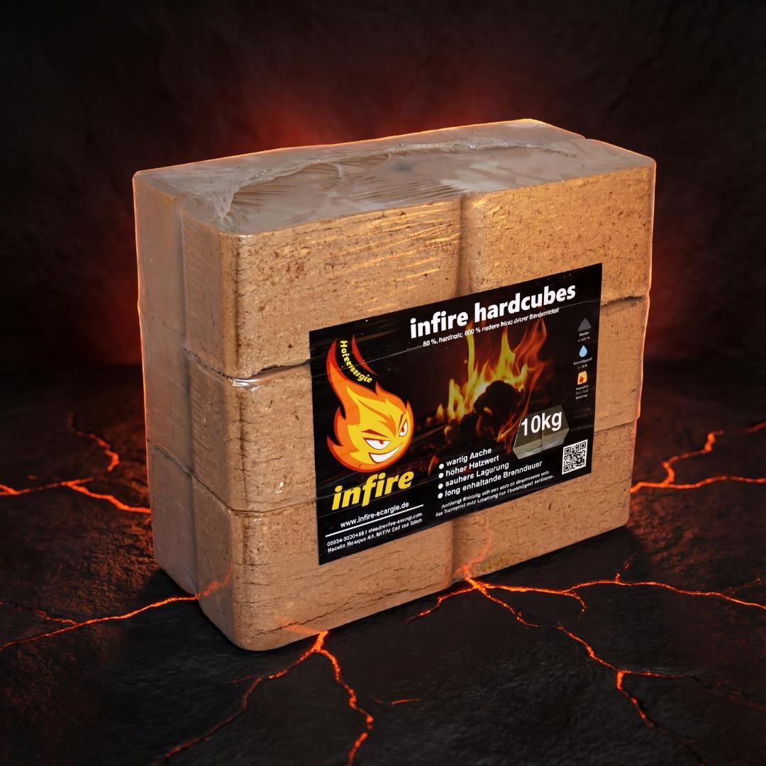 infire hardcubes Briquettes bois melange 10 kg