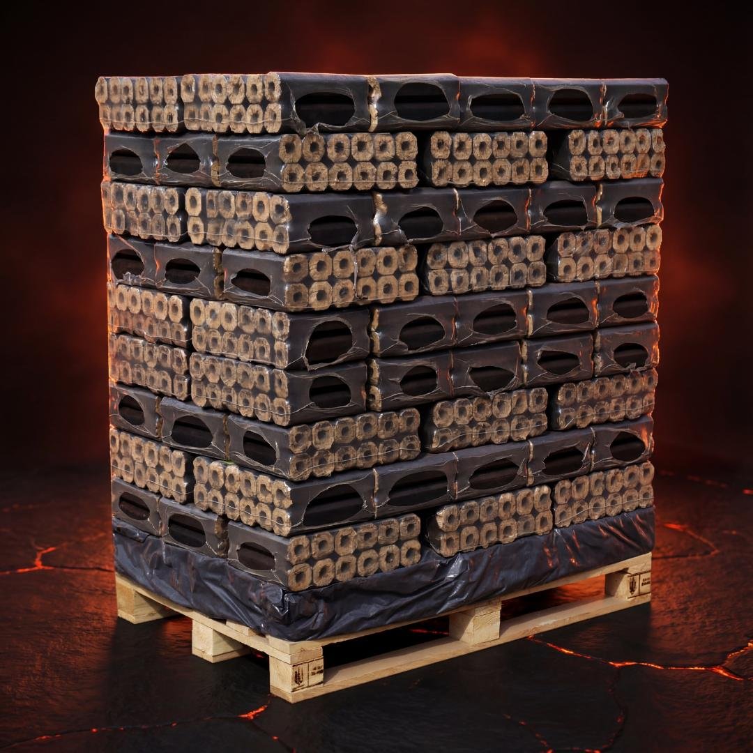 infire Pini Kay Briquettes bois dur Palette 960 kg
