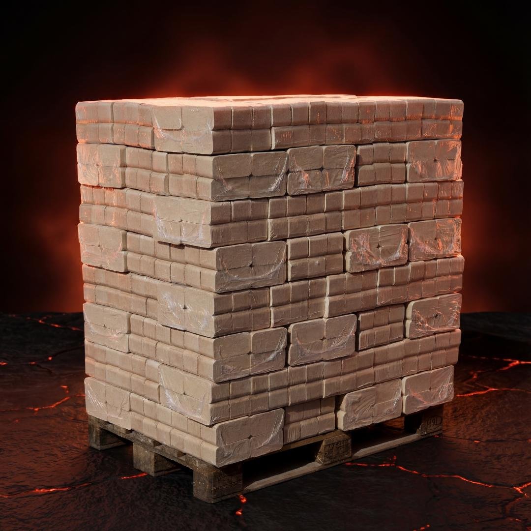 infire hardcubes Briquettes bois melange Palette 1000 kg