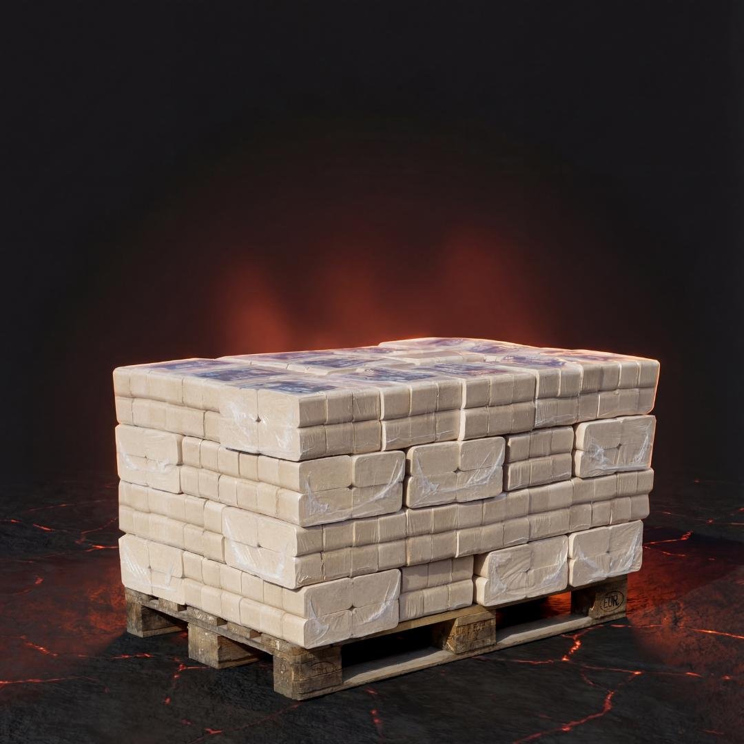 infire hardcubes Briquettes bois melange Demi-palette 500 kg