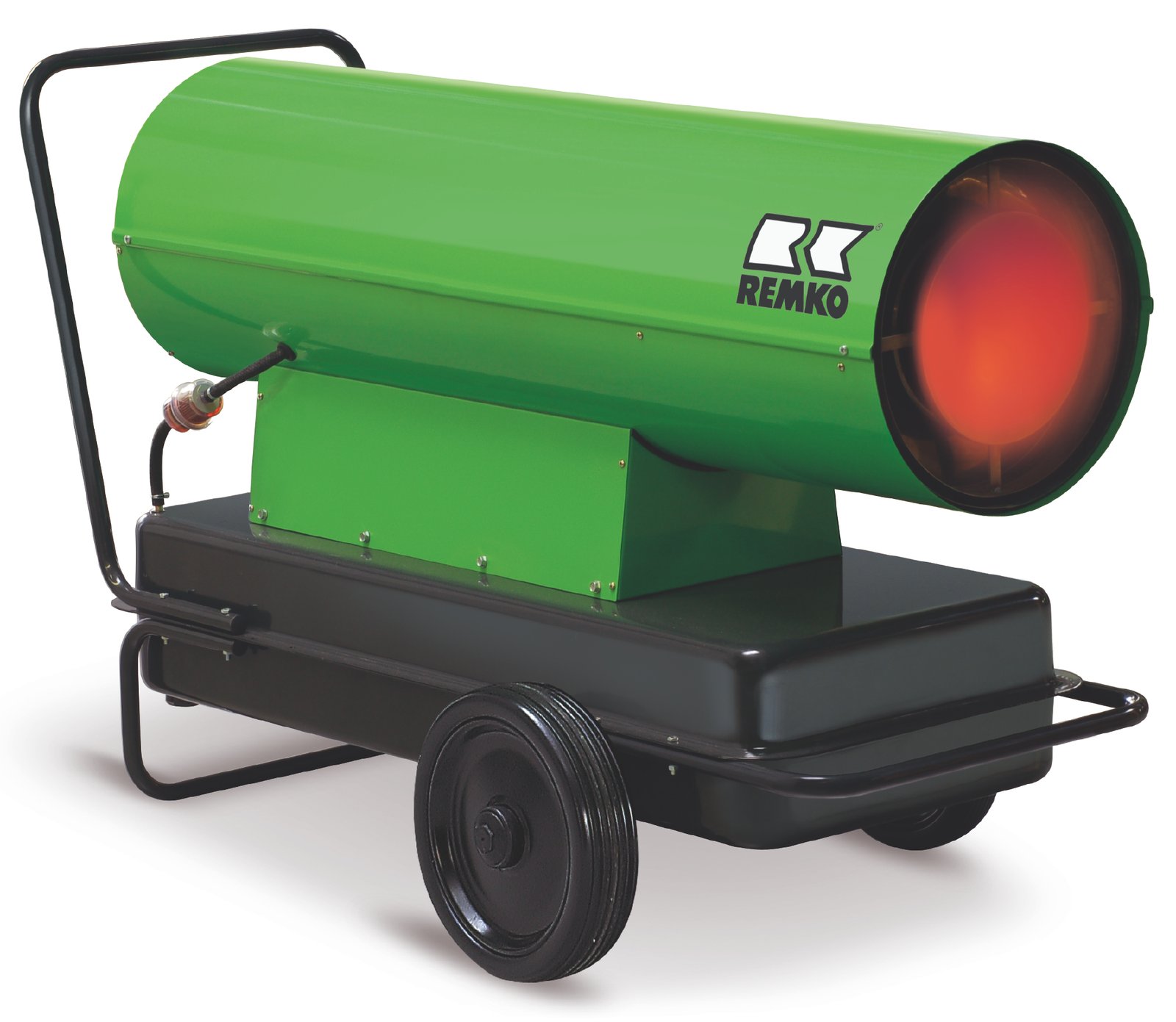 Remko Ölheizer DZH 90-2 – 95 kW – 2500 m³/h – 105 l Tank – 230 V – Heizöl/Diesel – mobil Baustelle – direkt heizend – 116902